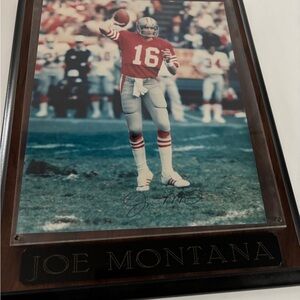 San Francisco 49ers Joe Montana Mounted and Autographed 8x10 Photo